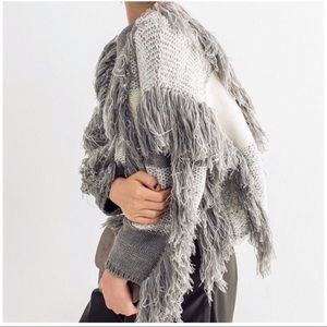 🖤MOON RIVER fringe boho chunky knit
